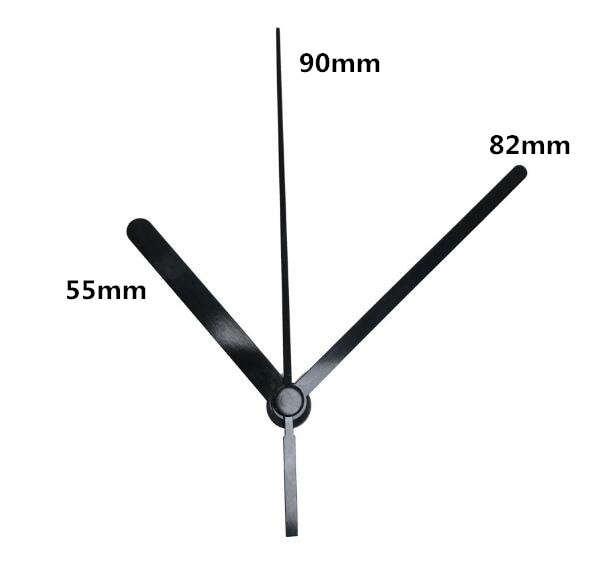 TOGEVAL Schallpletten Uhrwerk Set - DIY Mechanismus Mit Zeigern Für Vinyl Uhren