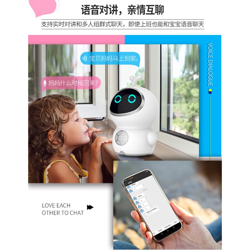 Style Dancing Intelligent Robot AI Voice Dialogue High-Tech Children Education Toys Learning Machine