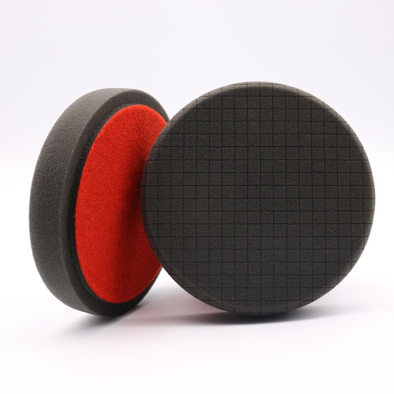 6 Inch 5 Pcs/Set Car Polishing Mesh Polishing Sponge Polishing Wheel Mirror Reduction Car Polishing Self-Adhesive Sponge Wheel