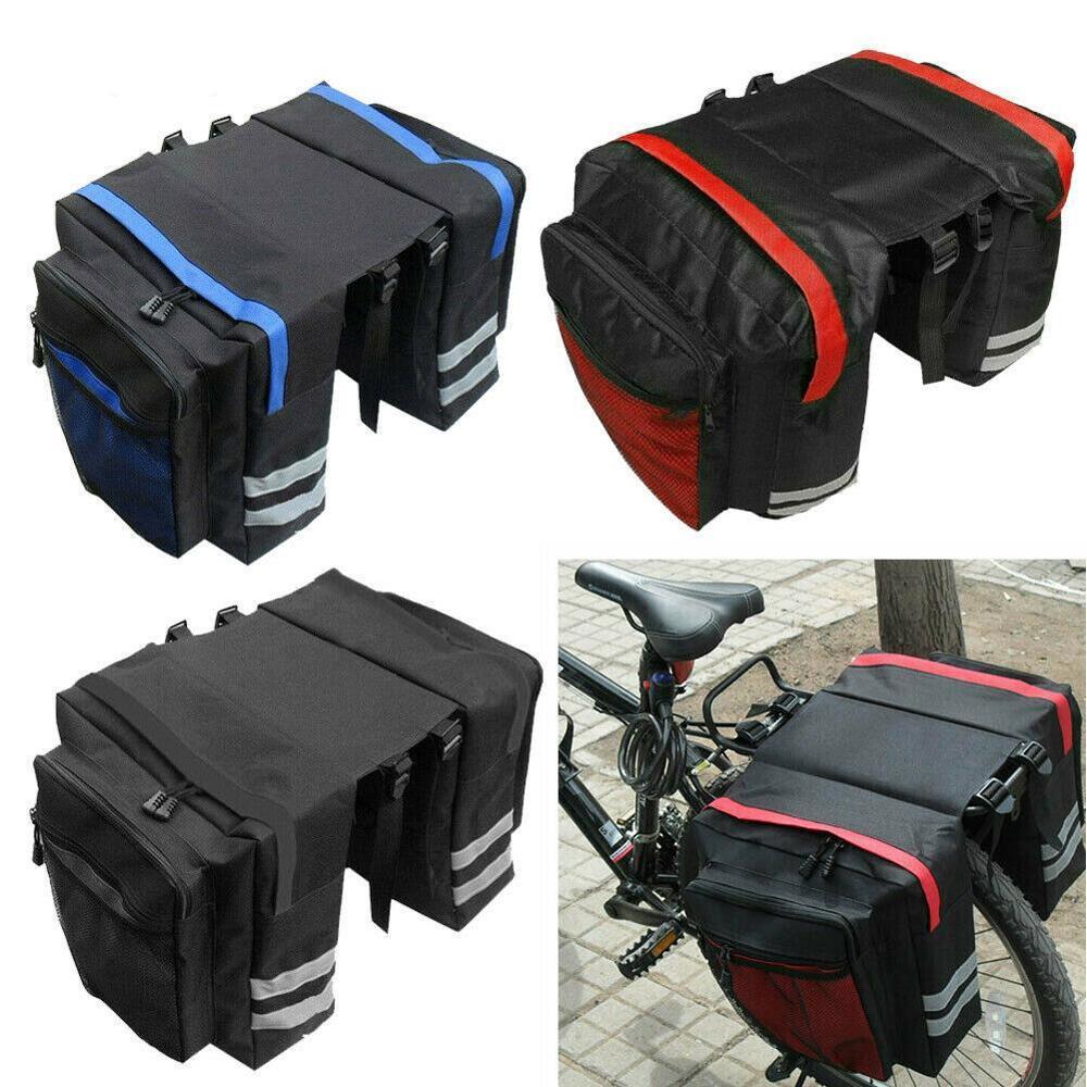 Terrengsykkel sykkel koffertposer sykling dobbel sete stativ fôrbagasje baksidebærer halepakke  w7 z 3