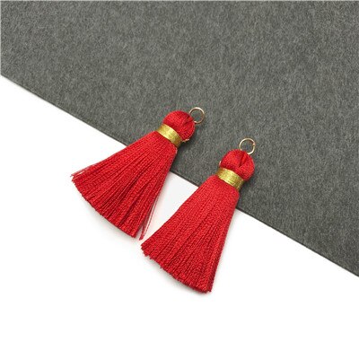 Chengrui L114, 4 Cm, Zijde Kwasten, Kleine Kwasten, Hand Made, Earring Bevindingen, fringe Gordijn, Kwastje Fringe Voor Gordijnen, 4 Stks/zak: L11425