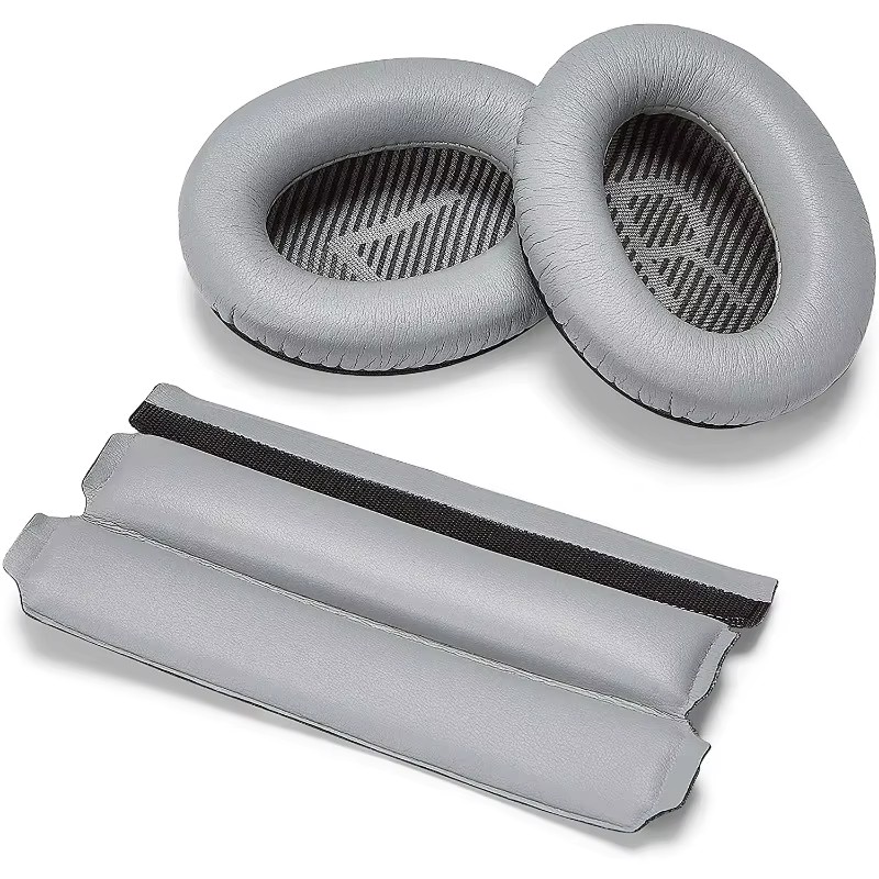 Hovedbåndspude ørepuder til bose quiet comfort 25 35 (qc25 qc35)  quietcomfort 35 ii (qc35ii)  hovedtelefoner udskiftningsørepuder: Grå