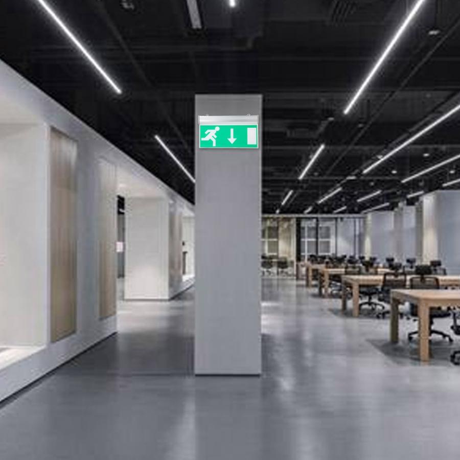 Acrylic LED Emergency Exit Lighting Sign Safety Evacuation Indicator Light 110-220V Widely Used in Mall ,Hotel , Hospital ETC