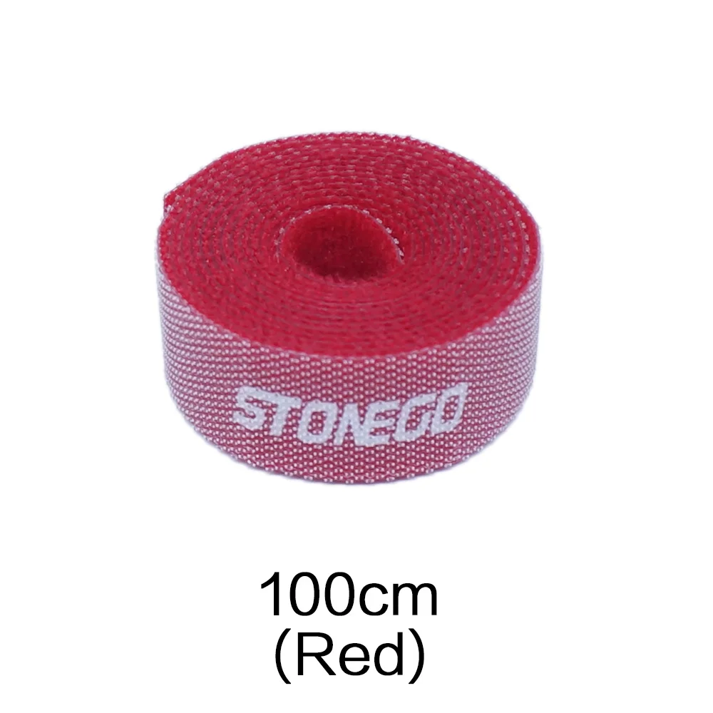 STONEGO Tearable Cable Organizer Ties Wire Holder for USB HDMI Earphone Cord Management Phone Accessories: PURPLE