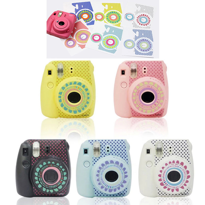 Accessories Kit for Fujifilm Instax Mini 8/8+/8s/9 w/Camera Case/Strap/Selfie Mirror/Filter/Album/Corner Sticker/Sticker/Pen etc