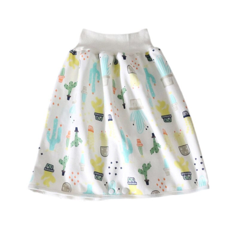 Cloth Diapers skirt Comfy Reusable Baby Diaper Skirt Shorts 2 in 1 Boy's Girl's Training Skirt Children diaper skirt: F / 4-8T