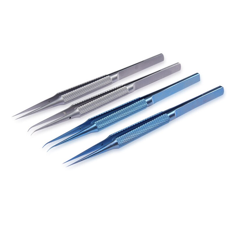 Pinzas de aleación de titanio para reparación de teléfonos móviles, herramienta de mantenimiento , precisión de borde de 0,15mm, Chip IC de teléfono