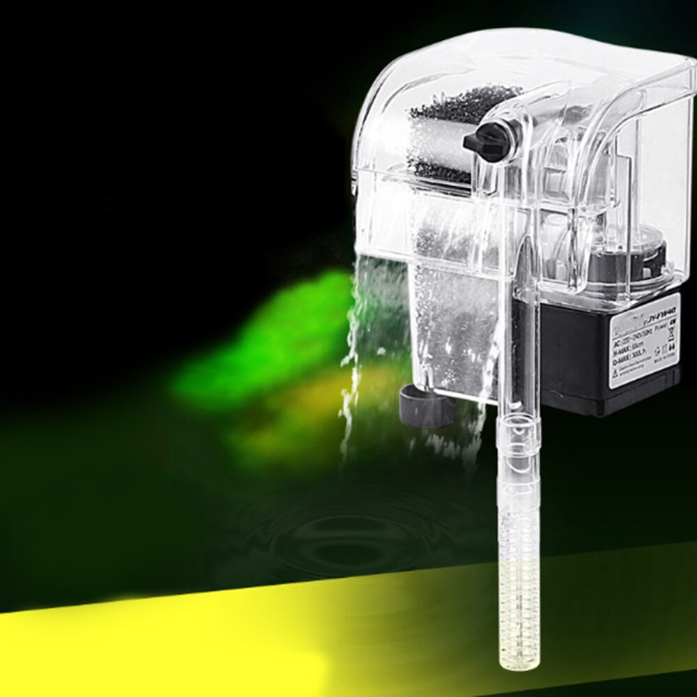 Waterval hangen aan externe zuurstofpomp waterfilter voor aquarium vis tank accessoires