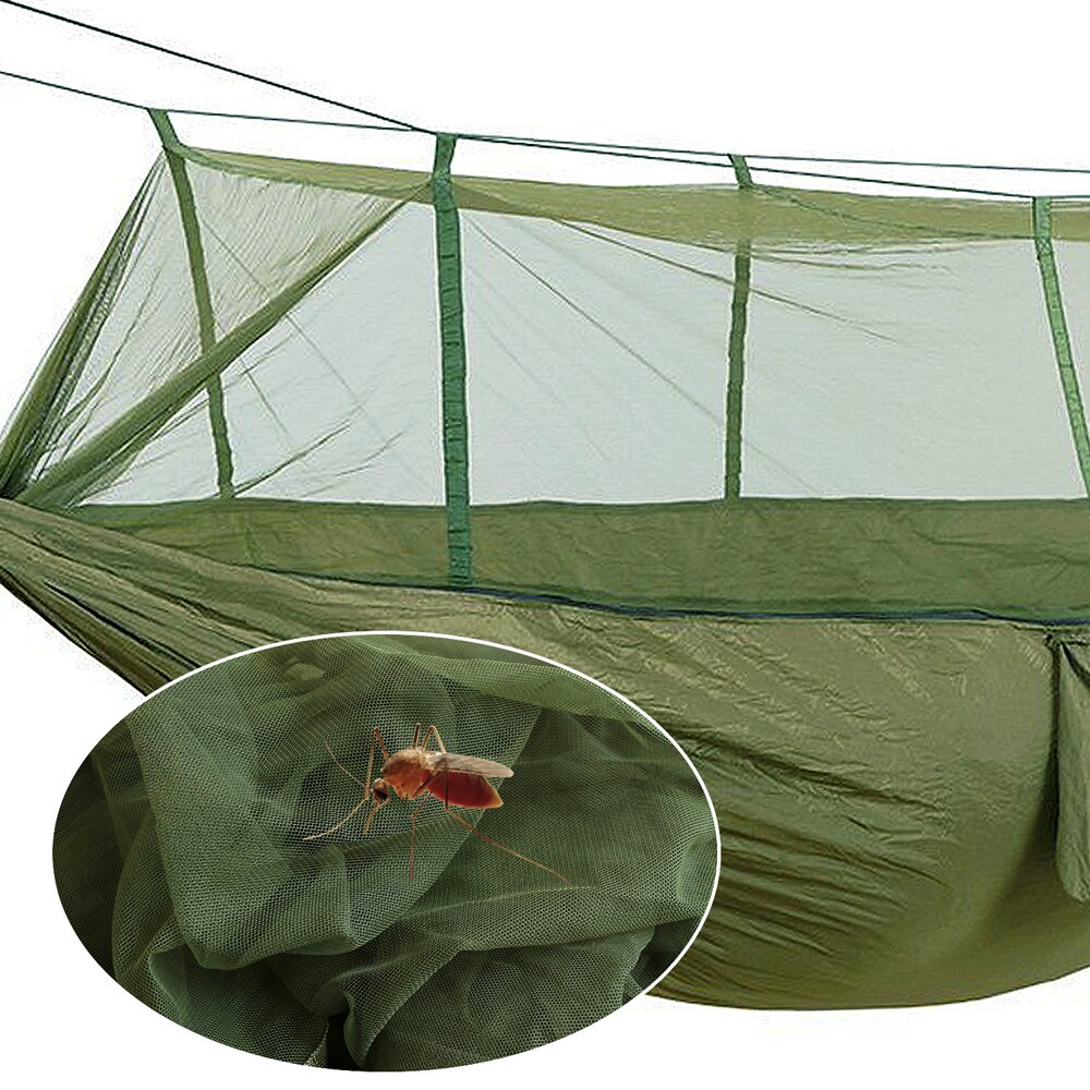 1-2 persoon Outdoor Camping Hangmat Klamboe Hangmat Draagbare Meubels Ultralight Camping Hangmat Opknoping Slapen Bed Swing