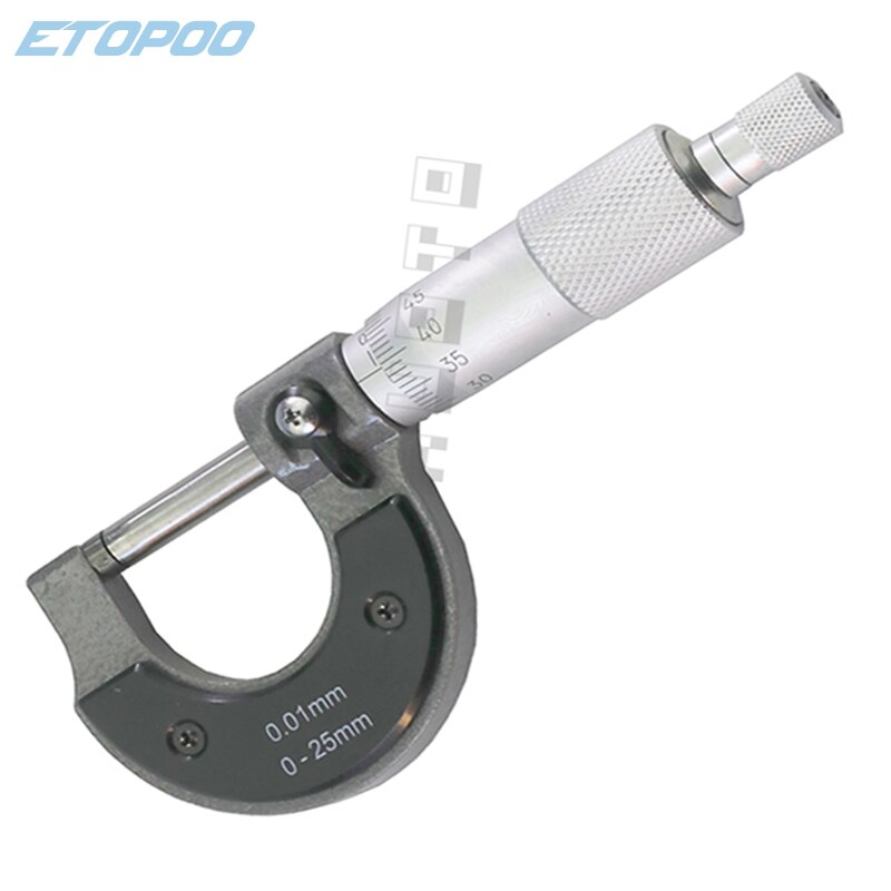 Udvendigt spiralmikrometer 0-25mm/ 25-50mm/ 50-75mm/ 75-100mm nøjagtighed 0.01mm gauge vernier caliper måleinstrumenter