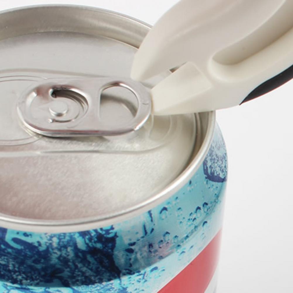 Gancho de anillo para abrir latas, abridor Manual de tapas de barra, abridor de cerveza, gancho de anillo, barra Manual antideslizante, herramienta de cocina