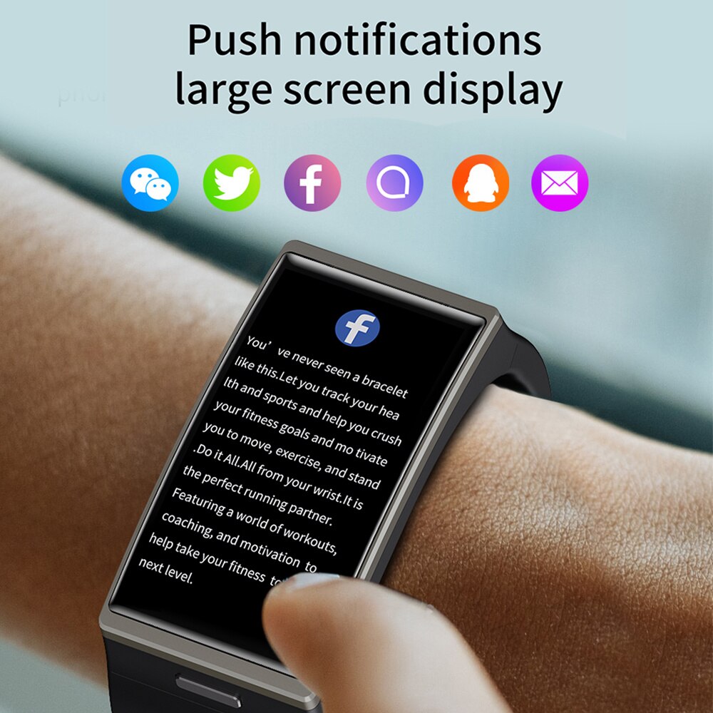 Xiaomi IP68 Waterproof Smart Watch 1.9 Inch 170*320 Screen SmartWatch Sport Heart Rate Blood Pressure Band Android IOS Men Women