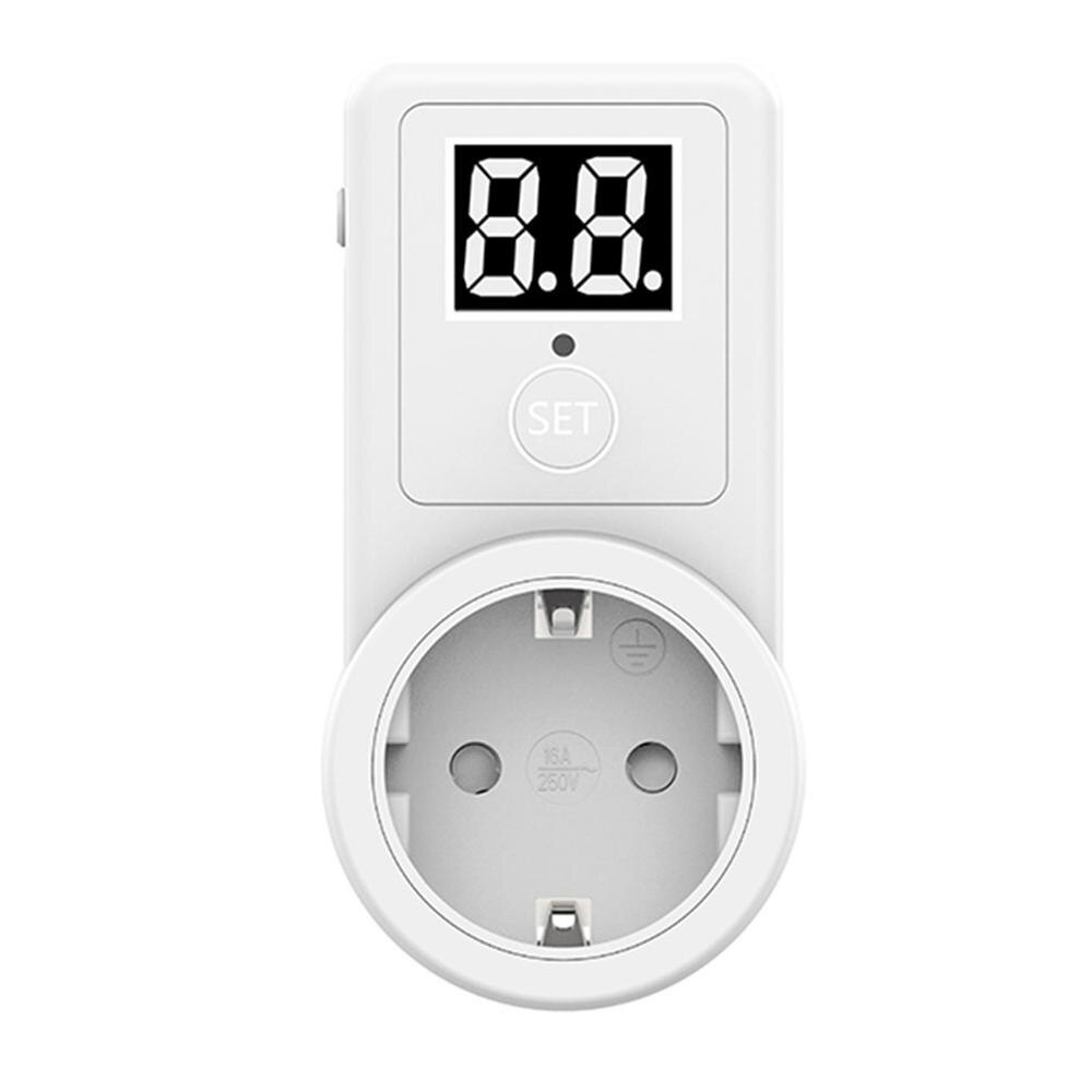 Countdown Schakelaar Twee Digit Display Countdown Timer Time Control Telefoon Batterij Elektrisch Voertuig Opladen 10A Eu Plug