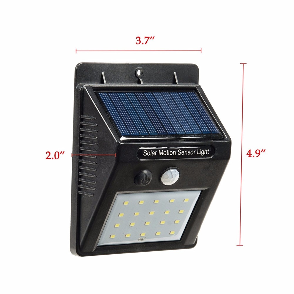 Solar Tuin Licht LED Solar Lamp Motion Sensor Waterdichte Outdoor Verlichting Decoratie Straatverlichting Beveiliging Draadloze Wandlamp