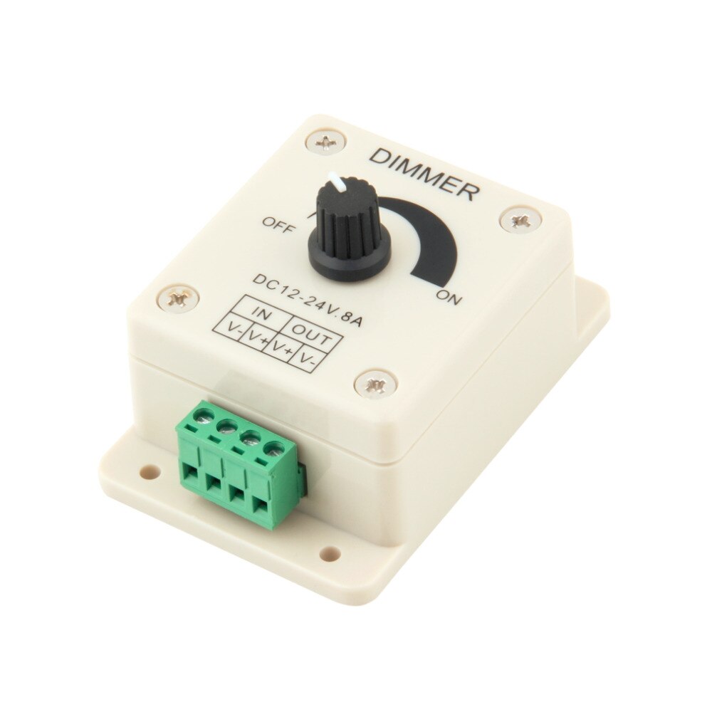 12V 8A PIR Sensor LED Strip Light lampen Dimmer Helderheid Controller