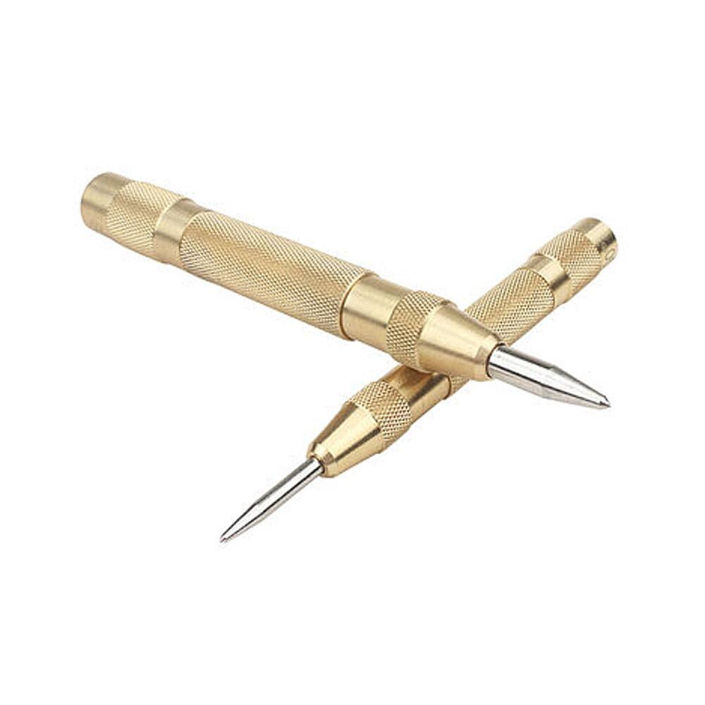 Automatic Center Punch Steel Spring Loaded Marking Starting Holes Hand Tool Kit HSS Positioner High Hardness Punch Chisel