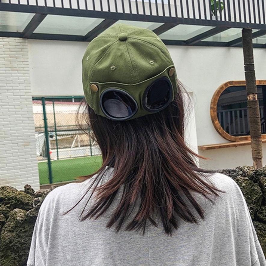 Sombrero de aviador con visera para mujer, gafas de sol femeninas de coreana, a la , gorra de béisbol