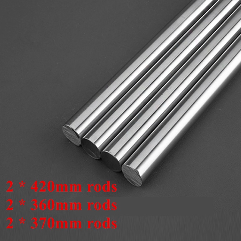 6pcs/set Smooth rods 8mm Linear Shaft kit for Prusa i3 MK2s/MK3 3D printer upgrading to Zaribo 220 / 320