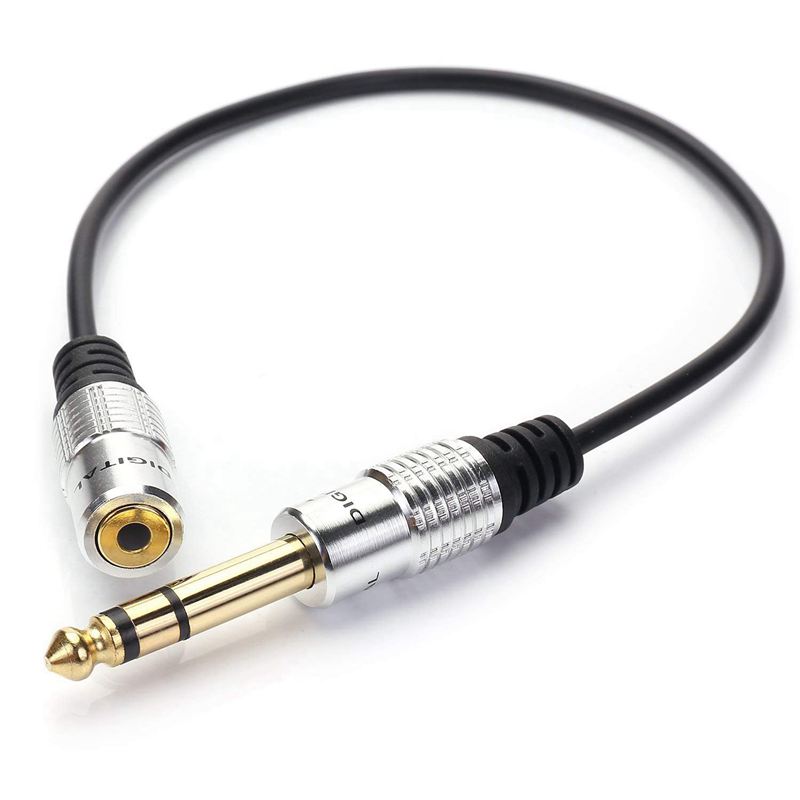 1/4 inch to 3.5mm Stereo Adapter Cable 6.35mm TRS Male to 3.5mm Female Quarter Inch Headphone Jack Converter AUX Connector Cable: Default Title