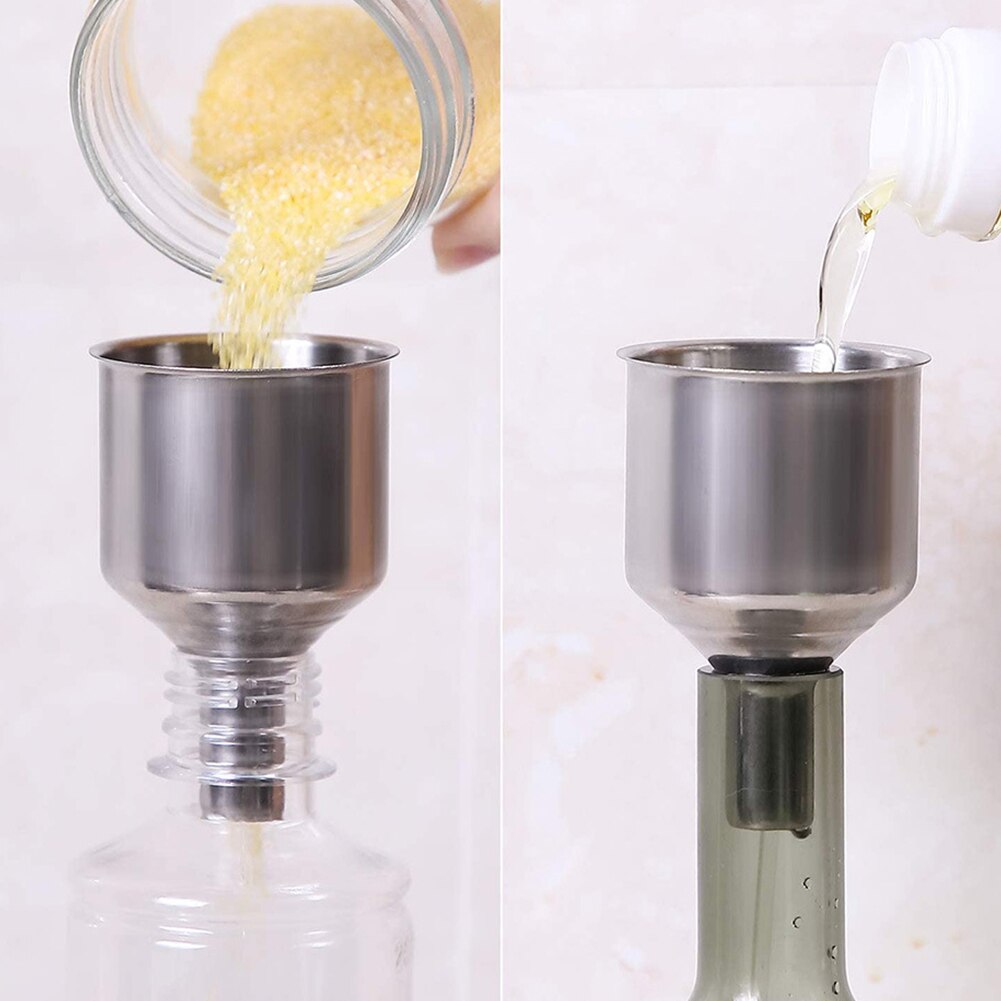Stainless Steel Funnel Can Lifting Tongs Set Canning Funnel Hoppers Filter Canning Jar Lifter With Grip Mason Jar Glass Lifter