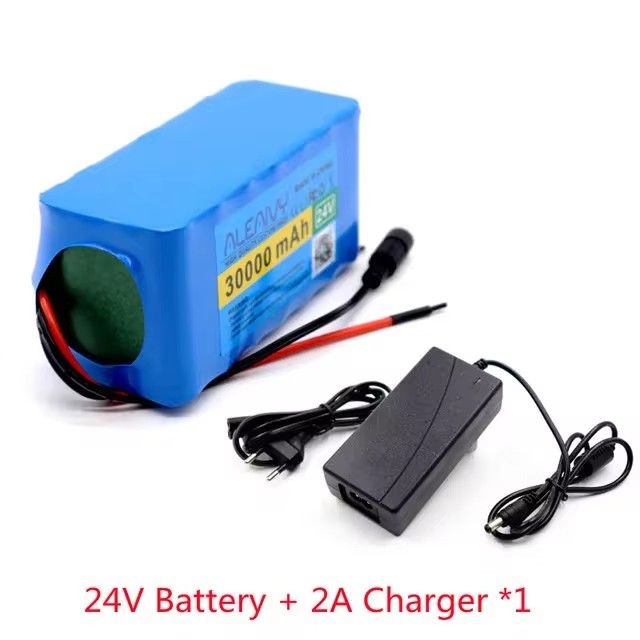 24V 30000mAh 7S3P 18650 Rechargeable Batteries 24V Lithium Battery Wheelchair Battery 7s3p Battery Pack for Bicycle: PURPLE