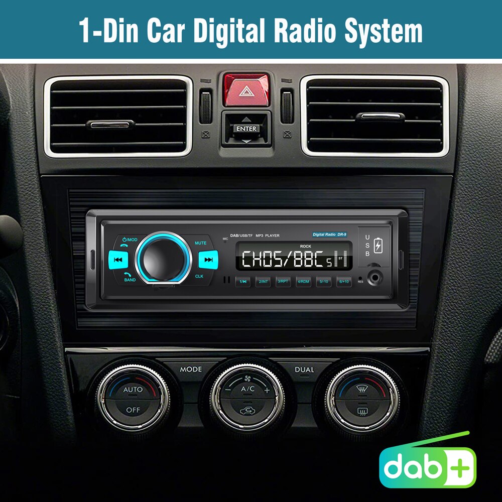 1 Din Auto-Navigation-Player Radio Stereo Auto Digital Radio System BT Auto Audio-Player