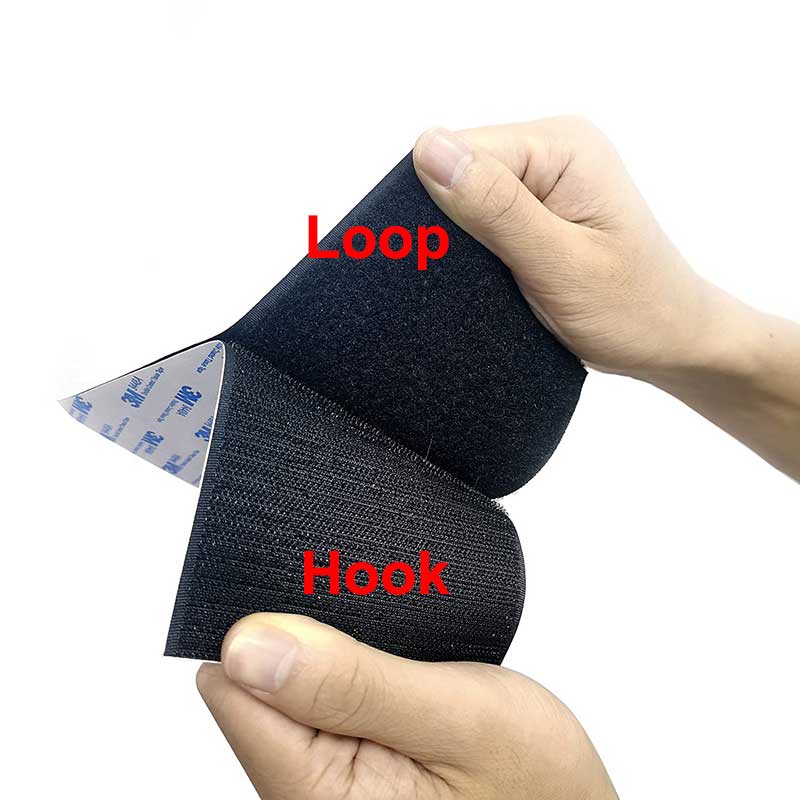 3Meter 16-100Mm Zelfklevende Klittenbandsluiting Tape Nylon Sticker Haak Lus Strips Fastener Met lijm Diy Accessoires