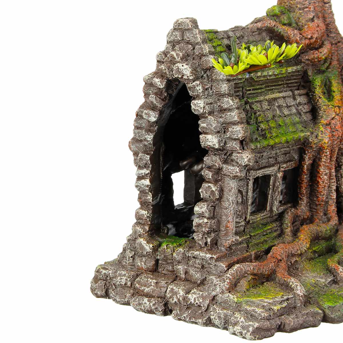 Hars boomhut aquarium landschapsdecoratie thuis aquarium schuilplaats grot ornament decoratie aquarium ornament aquarium decoratie