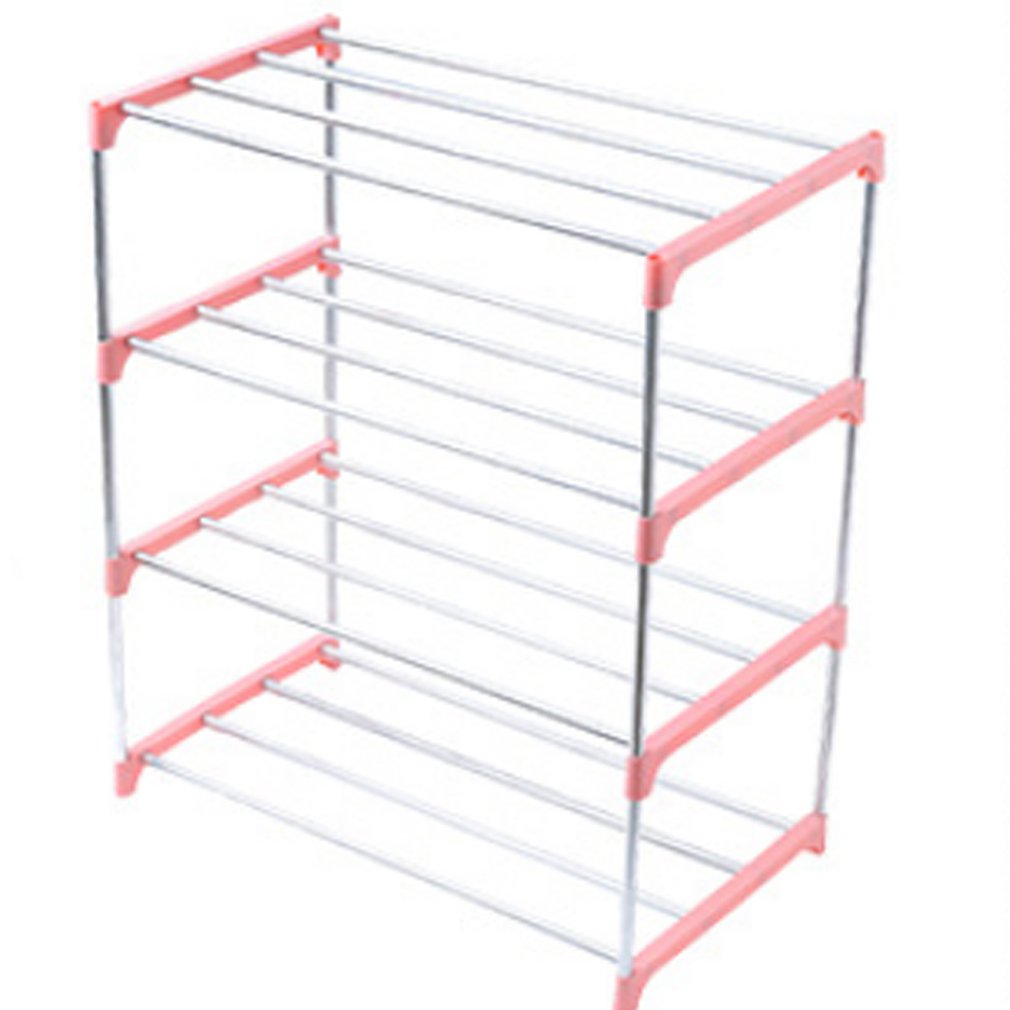 Eenvoudige Multi Layer Schoenenrek Rvs Monteren Opslag Plank Schoenenkast