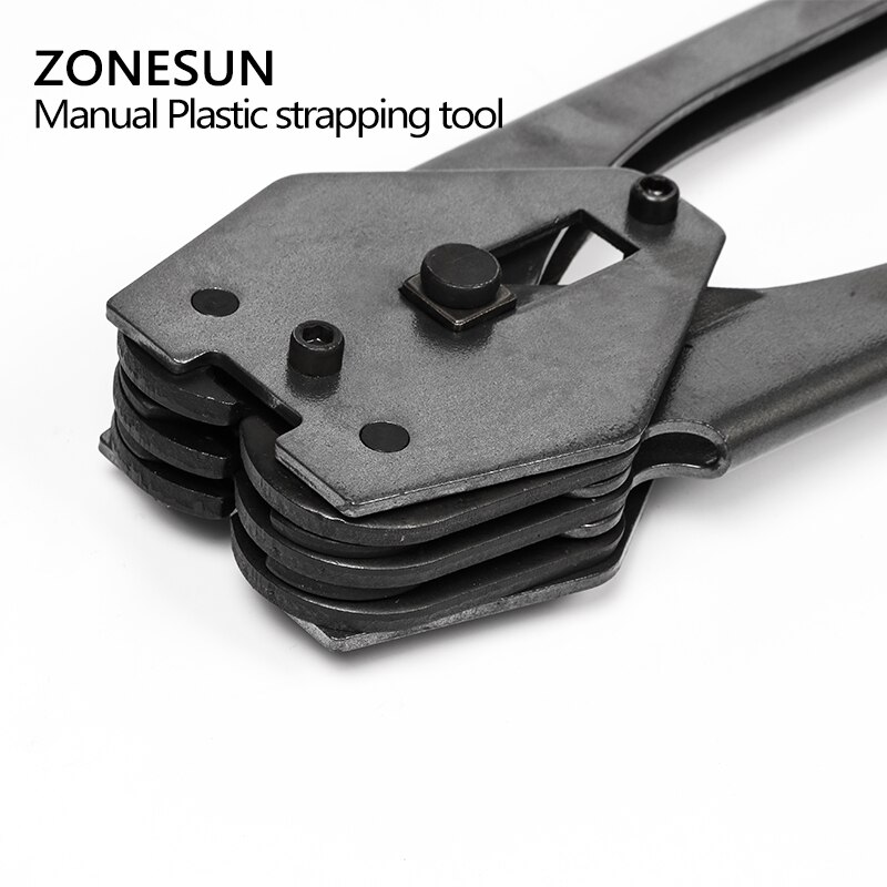 ZONESUN Manual Hand Held PP PET Plastic Box Cardboard Pallet Belt Band Carton Strapping Sealer And Tensioner Machine