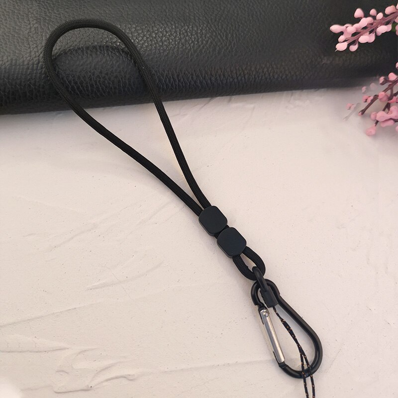 Cordón ajustable para teléfono móvil, cuerda corta tejida a mano, colgante para muñeca, funda universal antipérdida que combina con todo: 03