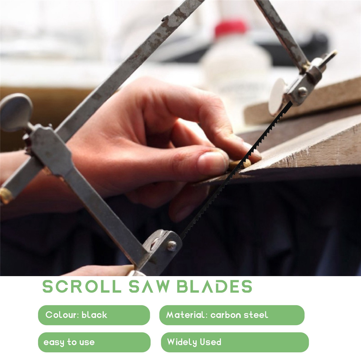 36 st rullsågblad 127mm strängsågblad i kolstål med tvärstift 15/18/24 tänder standard finsågblad