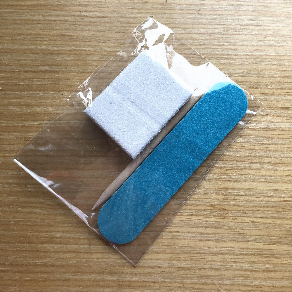 200 stk mini manikyrsett pedikyrsett engangs neglesett hotell manikyrverktøy neglebufferblokk neglebånd trepinne