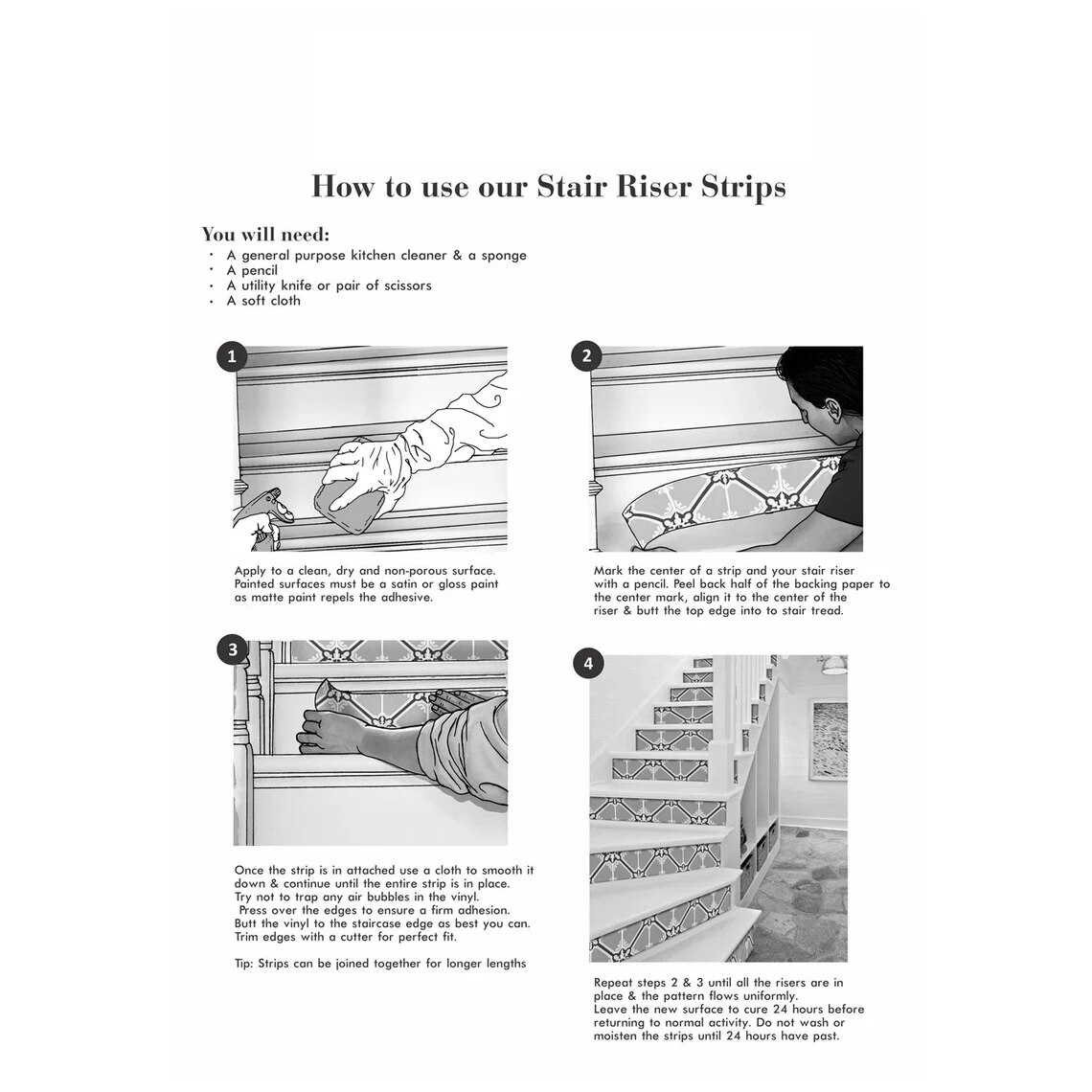 Vinyl Stair Stickers Mural for Stairs Decoration PVC Removable Self Adhesive 3D Sticker Decals 19x120cmx6pcs