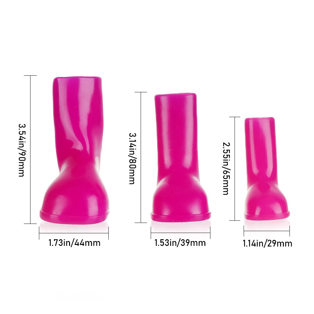 Duurzaam Dierbenodigdheden Hoge Stretchy Puppy Schoenen Waterdichte Laarzen Hond Huisdier Regen Schoenen Beschermende Regen Laarzen Hond Schoenen