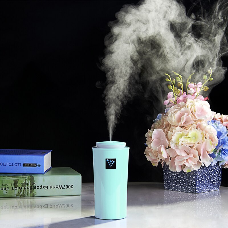 Bil luftfugter usb aromaterapi æterisk olie diffusor luft ultralyd luftfugtere luft aroma diffuser tåge maker 260ml