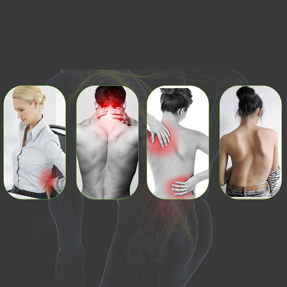 Back Stretcher Lumbar Support Device with Magnetic Rolling Wheels for Upper and Lower Back Massage