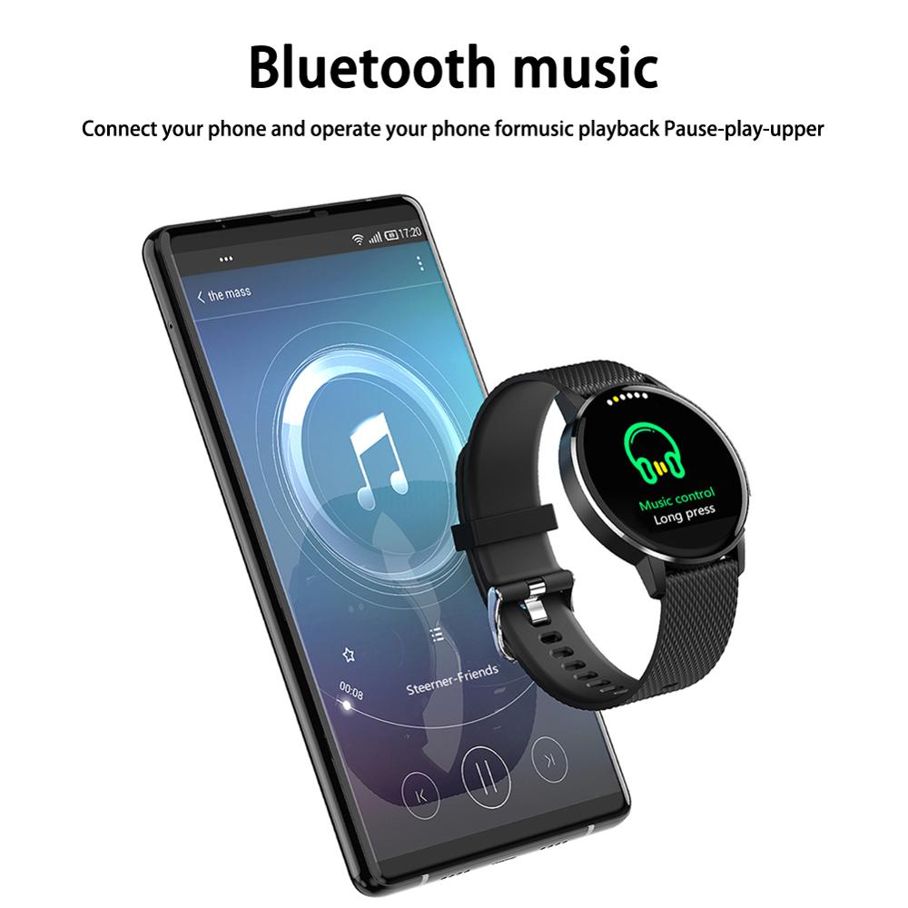 Smart Horloge T4 Armband Hartslag Bloeddrukmeter Oproep Herinnering Fitness Tracker Waterdicht Smart Horloge Android Ios