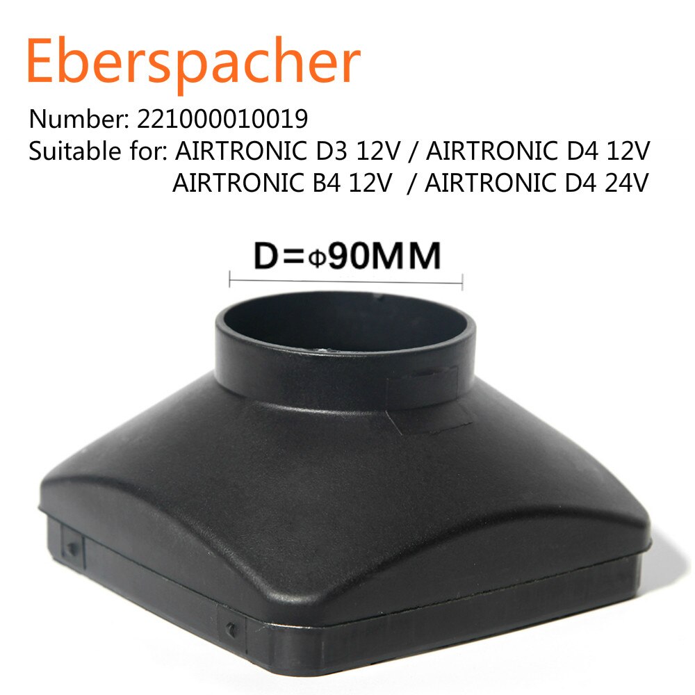 Cover Inlet O.D.75mm/90mm One Holes Outlet for Air Diesel Parking Heater For Eberspache Heater For Car Truck Bus Caravan Warming: O.D90mm