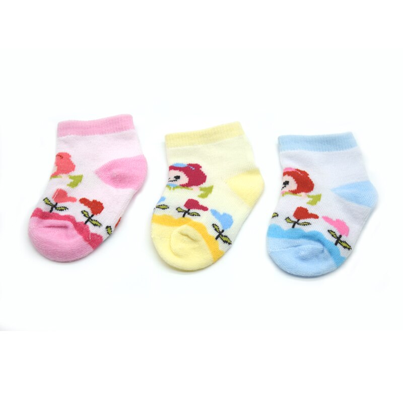Meias infantis, meias curtas de algodão para bebês, meninos, meninas, quentes, 0-1 anos