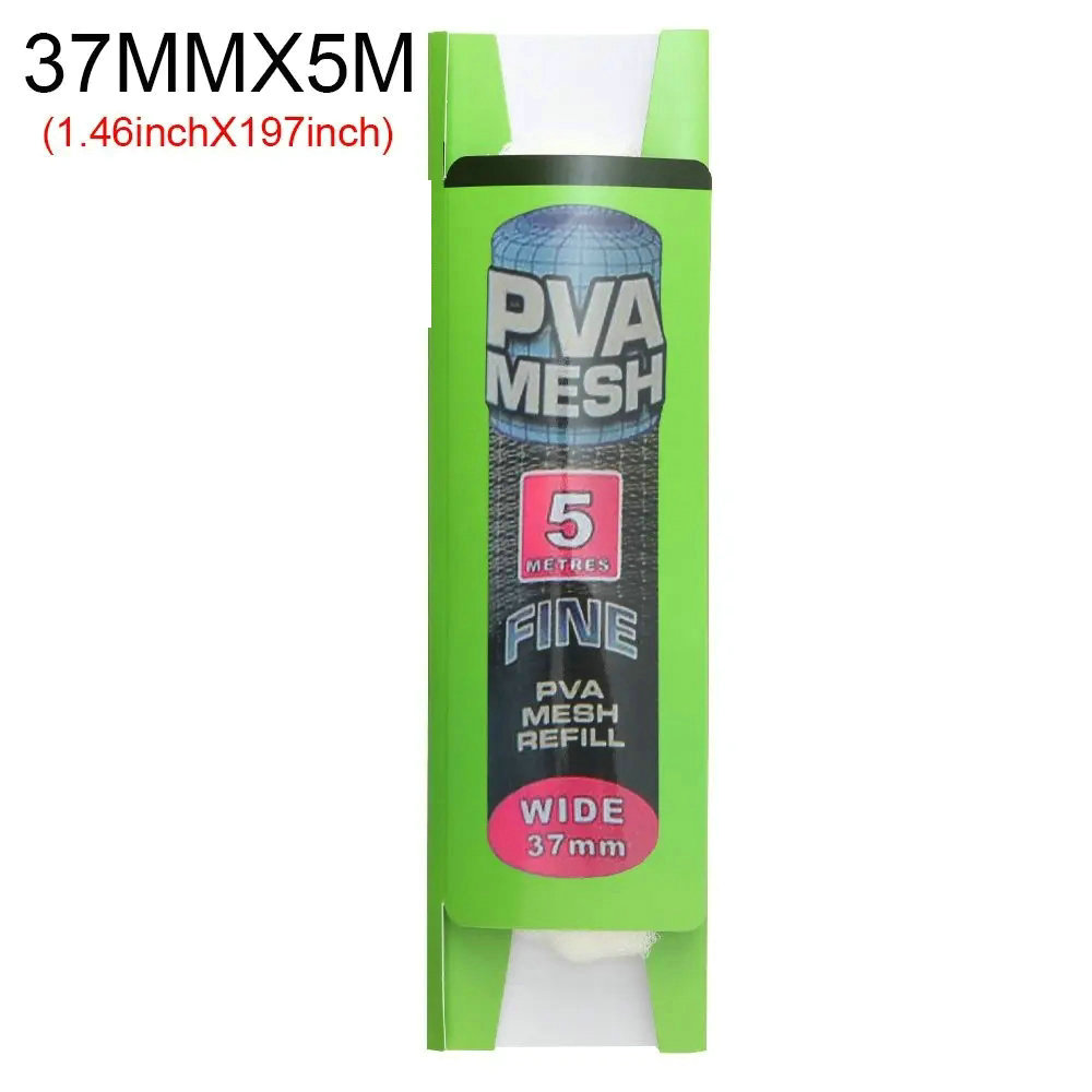 5m PVA Fishing Mesh PVA Fishing Bag Mesh Water Soluble Mesh Carp Fishing Feeder Trap Bait Nets Fishing Tools 25mm/37mm: Brown