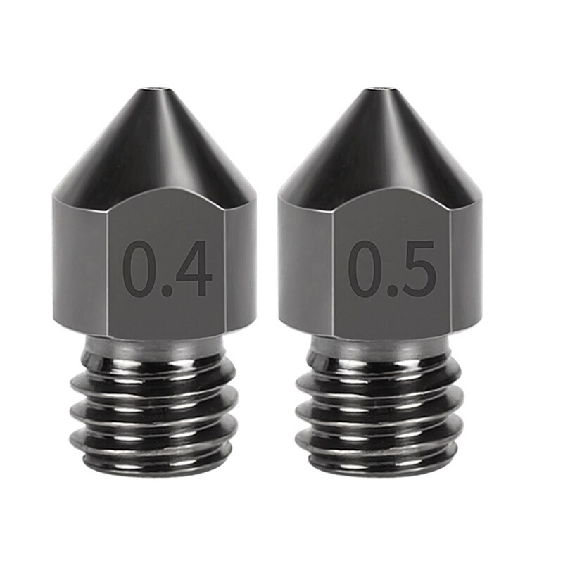 Reprap MK8 Hardened steel nozzle 1.75mm 0.4/0.6/0.8/1.0/1.2/1.5mm for MK8 hotend kit