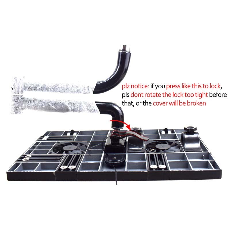 D-mount OK030 OK031-Soporte de teclado cuadrado multifuncional de movimiento completo, soporte de escritorio para ordenador portátil, alfombrilla de ratón de acero inoxidable de 20kg