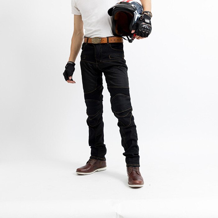 popular pk719 motorcycle casual jeans motorcycle riding pants slim men's and women's fall pants