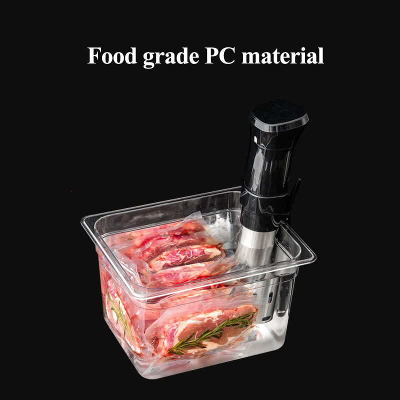 Sous Vide Fornuiscontainer Met twee Maten 6L of 11L Voor Dompelcirculatiepompen Sous-Vide Machine Food Grade PC Materiaal