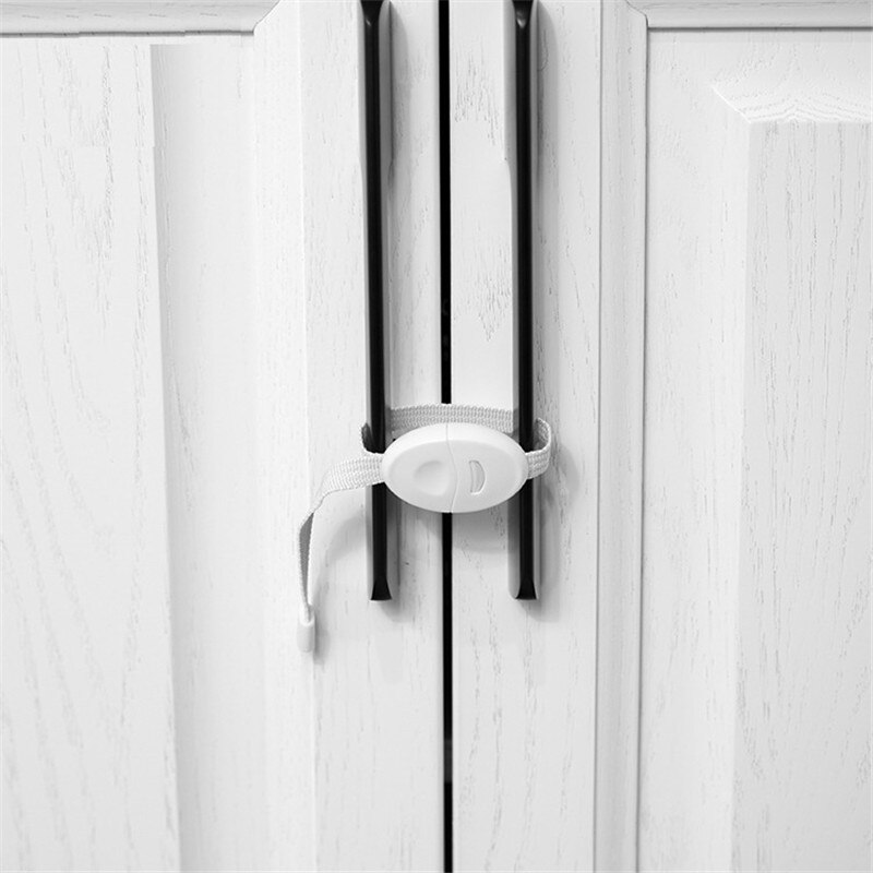 2Pcs/set Baby Safety Furniture Locks Kids Protection Cupboard Cabinet Fridge Door Lock