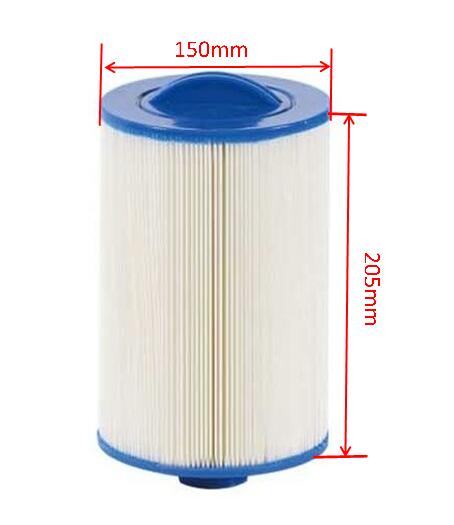 Billigt spafilter 20.5 x 15cm passar norge sverige badkar finland danmark filter