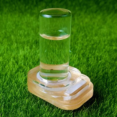 Pionowy mrówka podajnik wody szkło akrylowe podajnik wody gad szklana rurka płyty wodne wyczyść drewniany czarny biały czerwony złoty kolor: przezroczysty