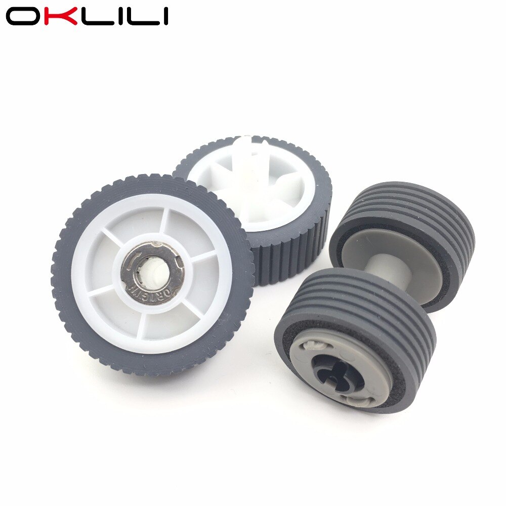 Captador de rolo de freio para fujitsu, scansnap, ix500, ix1400, ix1600, 1 conjunto