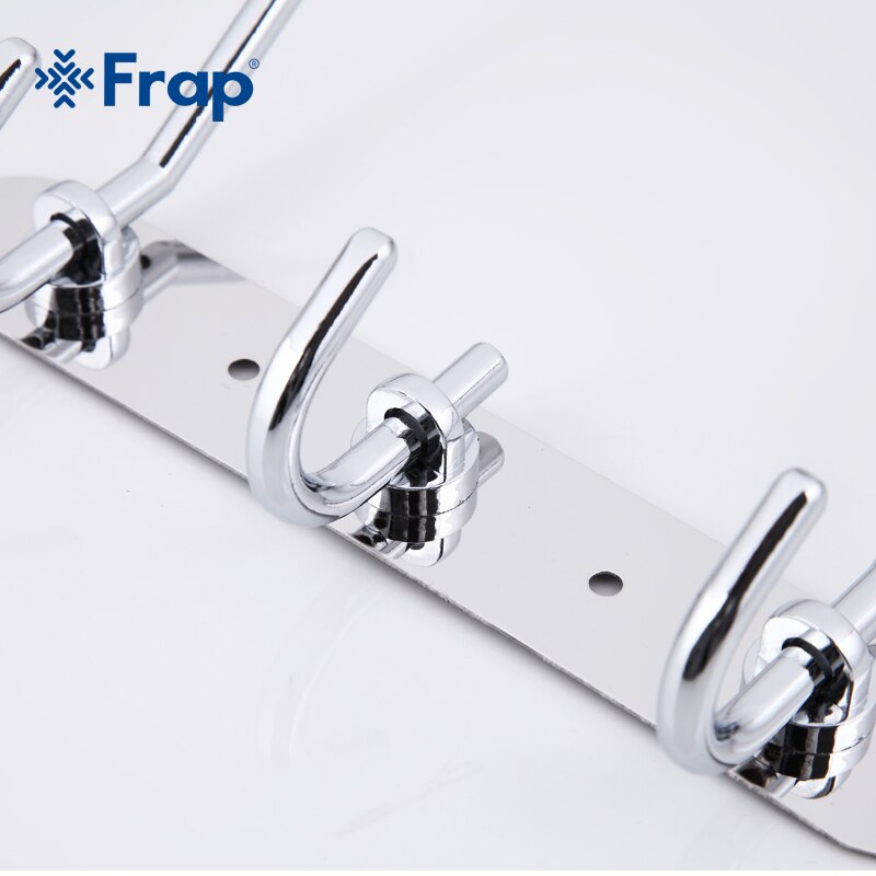 Frap zinklegering verchroomd Kleding Haak Vaste Badkamer Handdoek Hanger F201-3